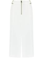 Talie Nk - Panelled Skirt - Women - Polyester/spandex/elastane/viscose - 38, White, Polyester/spandex/elastane/viscose
