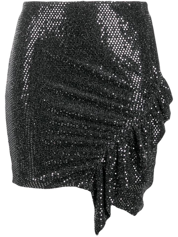 Iro Glitter Skirt - Black