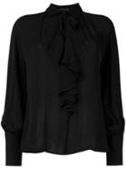 Etro Ruffled Blouse - Black