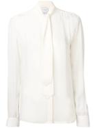 Giambattista Valli Tie Blouse - White