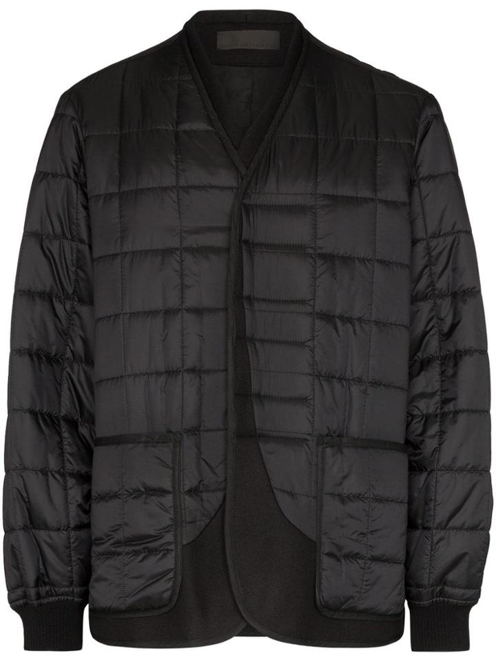 Haider Ackermann Quilted Collarless Jacket - Black