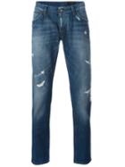 Dolce & Gabbana - Distressed Jeans - Men - Cotton - 46, Blue, Cotton