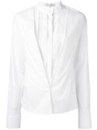 Io Ivana Omazic Jacket Effect Shirt, Women's, Size: 44, White, Cotton/spandex/elastane