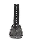 Christopher Kane Crystal Mesh Pouch Bag - Black