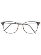 Thom Browne - Square Frame Glasses - Men - Titanium - One Size, Black, Titanium