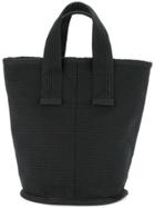 Cabas Small Laundry Tote - Black