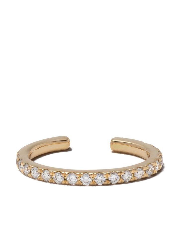 White Bird 18kt Gold Diamond Suzanne Earcuff