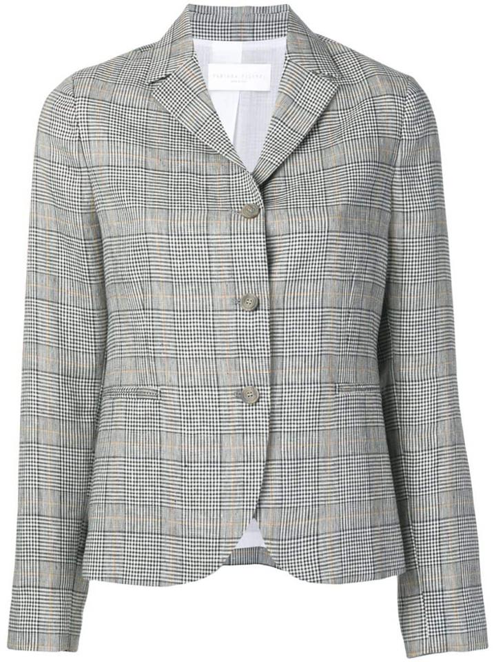 Fabiana Filippi Plaid Blazer - Blue
