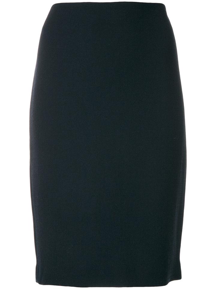 Emporio Armani Fitted Skirt - Blue