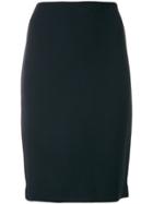 Emporio Armani Fitted Skirt - Blue
