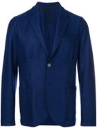 Harris Wharf London Patch Pocket Blazer - Blue