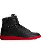 Maison Margiela Future Hi-top Sneakers, Men's, Size: 43, Black, Leather/rubber
