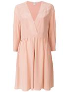 Aspesi V-neck Flared Dress - Nude & Neutrals