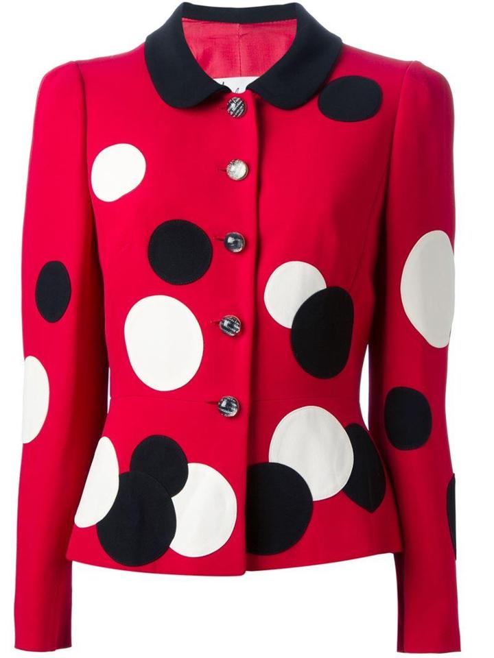 Moschino Vintage Polka Dot Skirt Suit