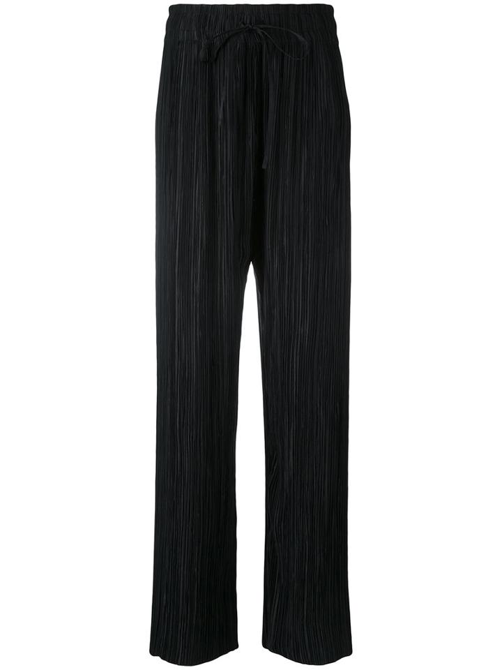 Haider Ackermann - Plisse Trousers - Women - Polyester - 36, Black, Polyester