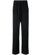 Haider Ackermann - Plisse Trousers - Women - Polyester - 36, Black, Polyester