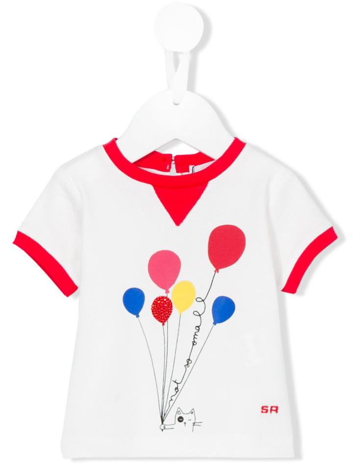 Rykiel Enfant - Balloon Print T-shirt - Kids - Cotton - 18 Mth, White