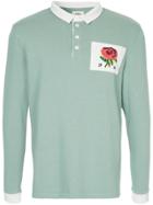 Kent & Curwen Flower Patch Polo Shirt - Green