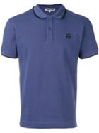 Mcq Alexander Mcqueen Embroidered Logo Polo Shirt, Men's, Size: Xxl, Pink/purple, Cotton