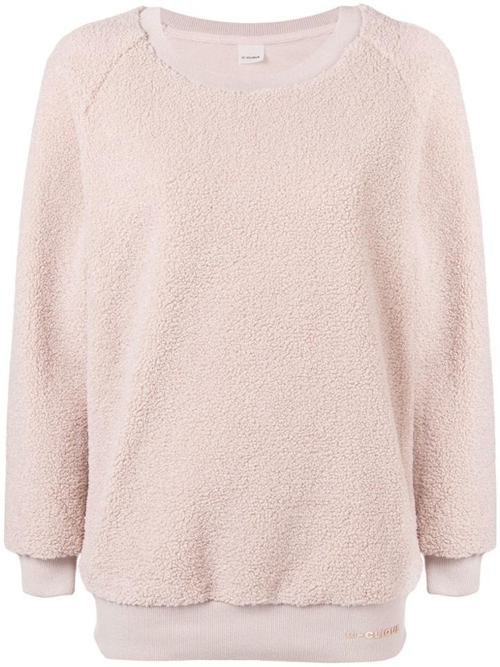 Pinko Fleece Knit Jumper - Neutrals
