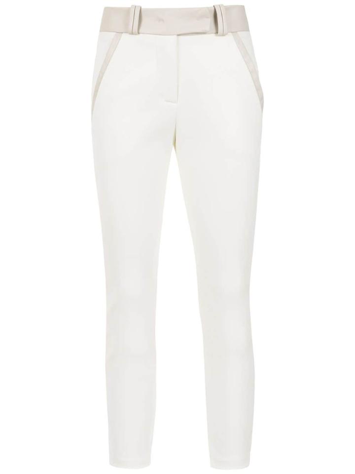 Gloria Coelho Panelled Leggings - White