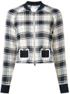 3.1 Phillip Lim Surf Plaid Bomber - White