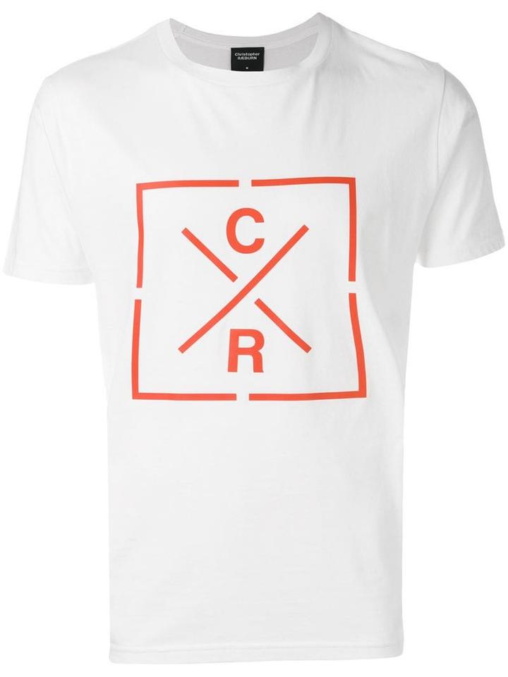 Raeburn Stencil Print T-shirt - White
