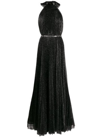 Philosophy Di Lorenzo Serafini Glitter-embellished Pleated Dress -