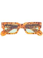 Jacques Marie Mage Ascari Square Tortoiseshell-effect Sunglasses -