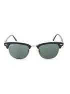 Ray-ban 'clubmaster' Sunglasses, Adult Unisex, Size: Small, Black, Plastic/metal (other)