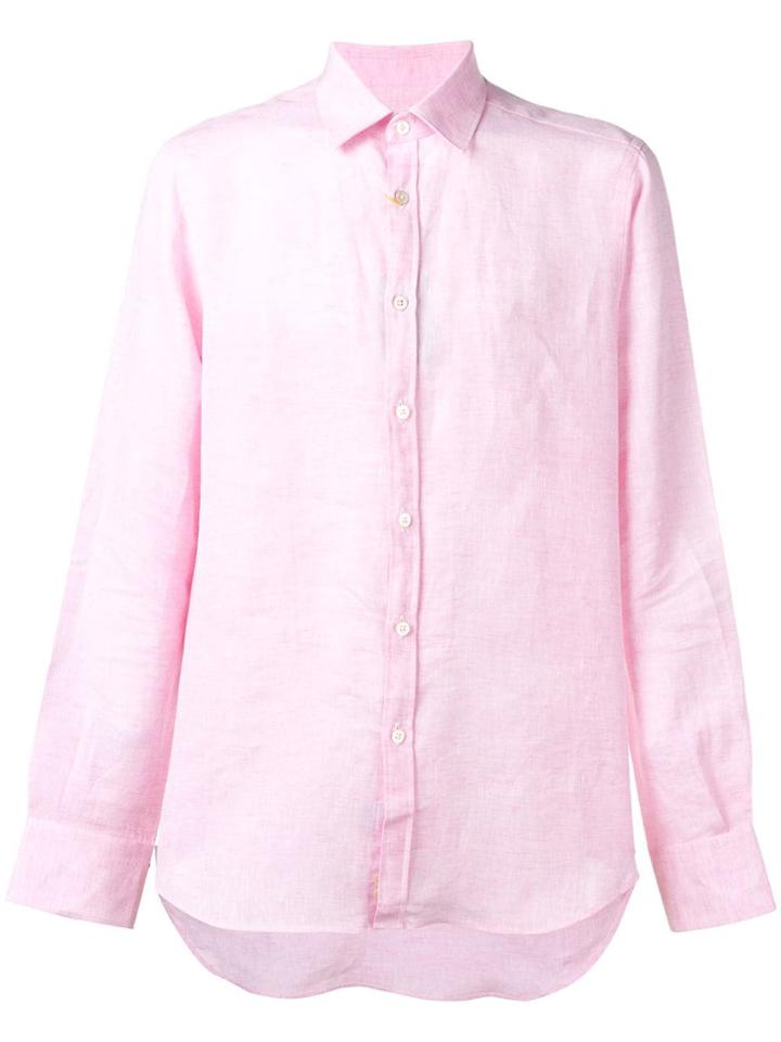 Canali Simple Shirt - Pink