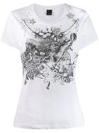 Pinko Crystal Embellished T-shirt - White