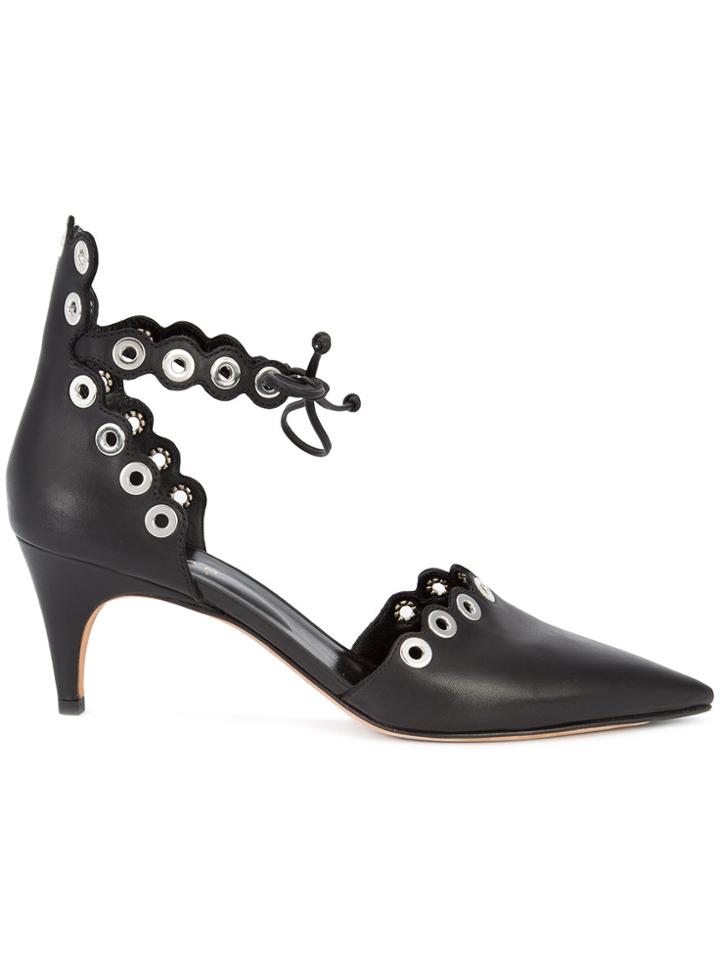 Derek Lam Consuela Ankle Strap Pump - Black