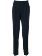 Moschino Vintage High Waist Tailored Trousers - Blue