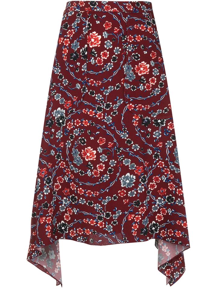 See By Chloé Floral Skirt - Red