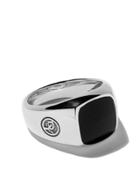 David Yurman Exotic Stone Onyx Signet Ring - Ssbbo