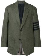Thom Browne 4-bar Oversized Pocket Sack Sport Coat - Green