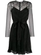 Red Valentino Layered Tulle Dress - Black