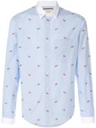 Gucci - Heart Fil Coupé Duke Shirt - Men - Cotton - 39, Blue, Cotton