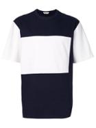 Marni - Contrast Panel T-shirt - Men - Cotton - 46, Blue, Cotton