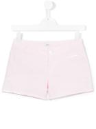 Dkny Kids - Teen Logo Plaque Shorts - Kids - Cotton/elastodiene - 16 Yrs, Girl's, Pink/purple