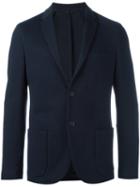 Fendi Classic Blazer, Men's, Size: 46, Blue, Cotton/polyamide