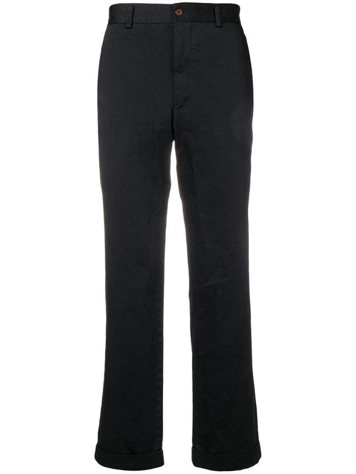 Comme Des Garçons Homme Plus Straight Trousers - Black