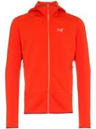 Arc'teryx Red Kyanite Hd Hooded Jacket - Yellow & Orange
