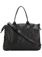 Giorgio Brato - Classic Tote Bag - Women - Cotton/leather - One Size, Black, Cotton/leather