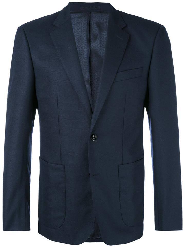 Hardy Amies 'hopsack' Blazer - Blue