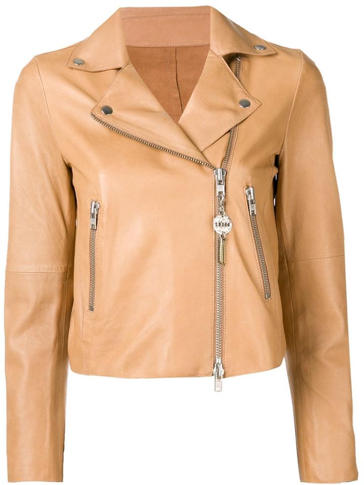 S.w.o.r.d 6.6.44 Boxy Biker Jacket - Neutrals