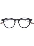 Kiton 'giano' Frame, Black, Acetate/titanium