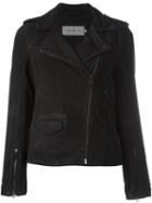 Calvin Klein Jeans Biker Jacket, Women's, Size: Medium, Black, Leather/cotton/polyester
