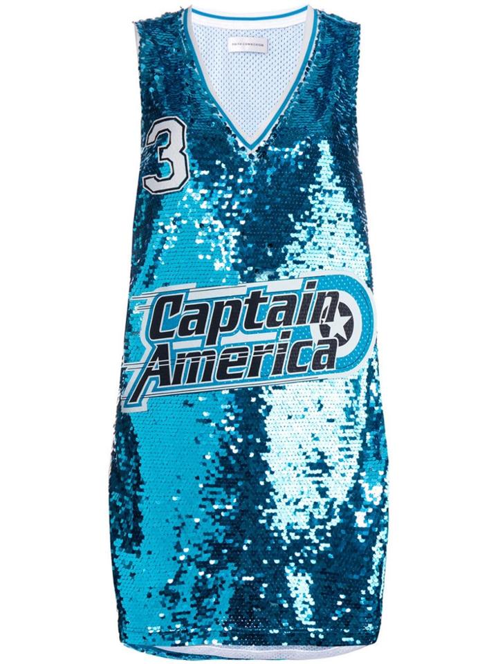 Faith Connexion Captain America Jersey Top - Blue
